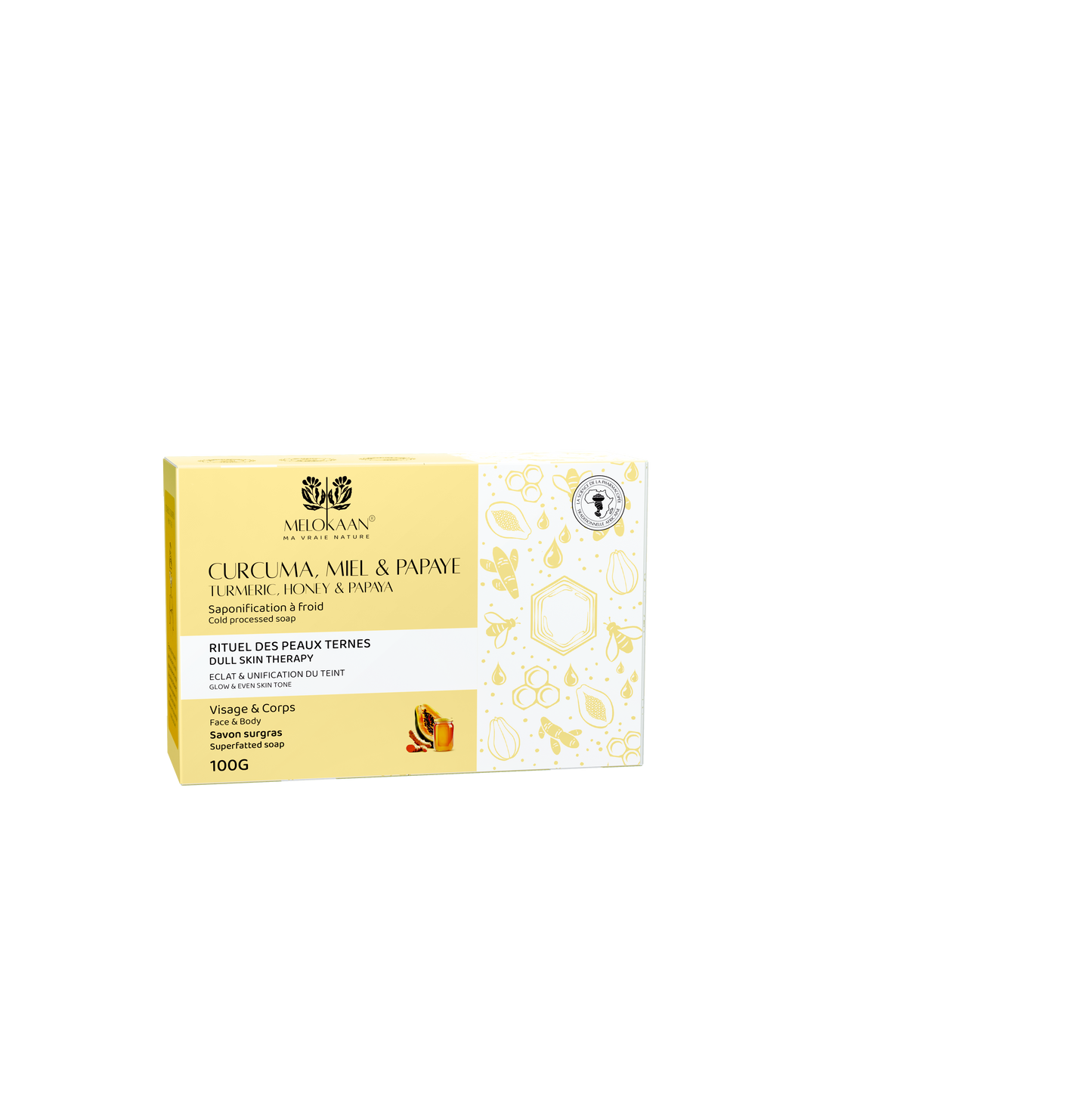 SAVON GLOW  / GLOW BAR SOAP - 100g