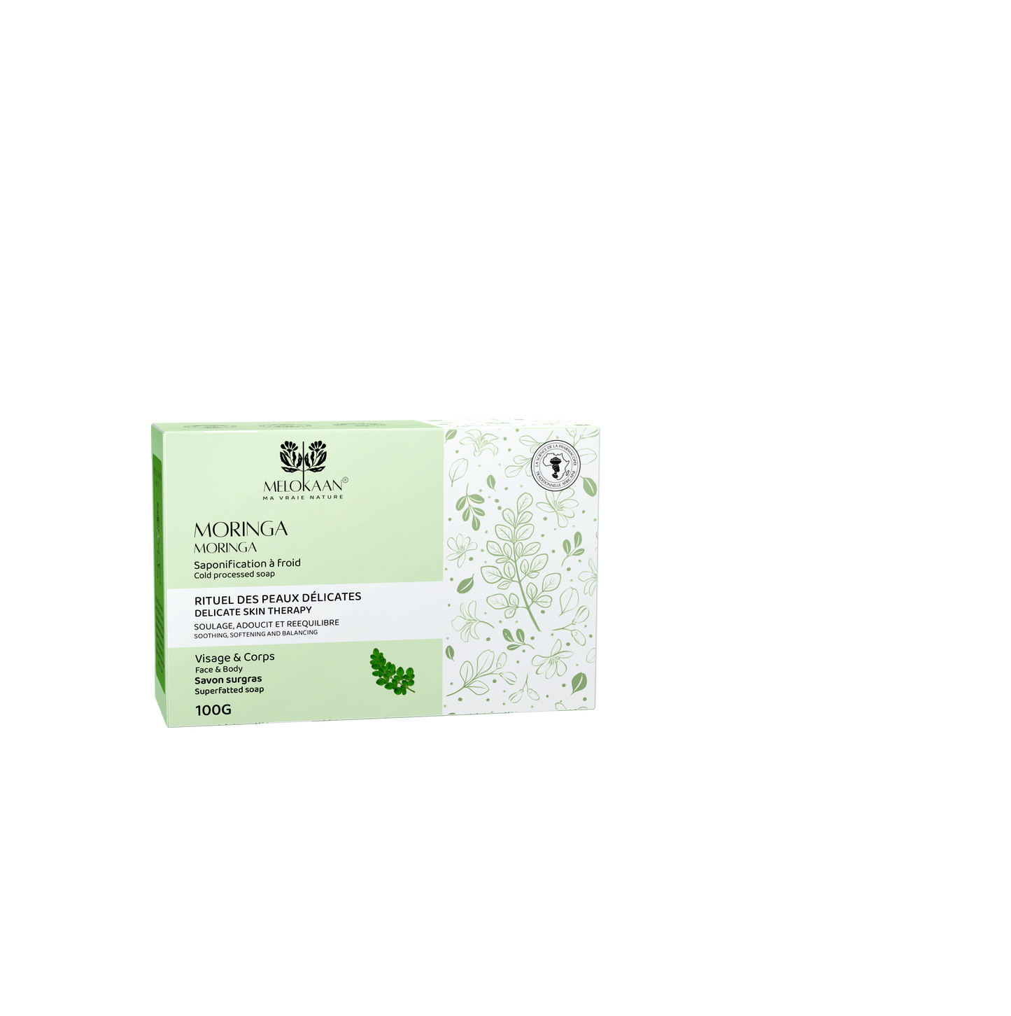 SAVON MORINGA / MORINGA BAR SOAP - 100g